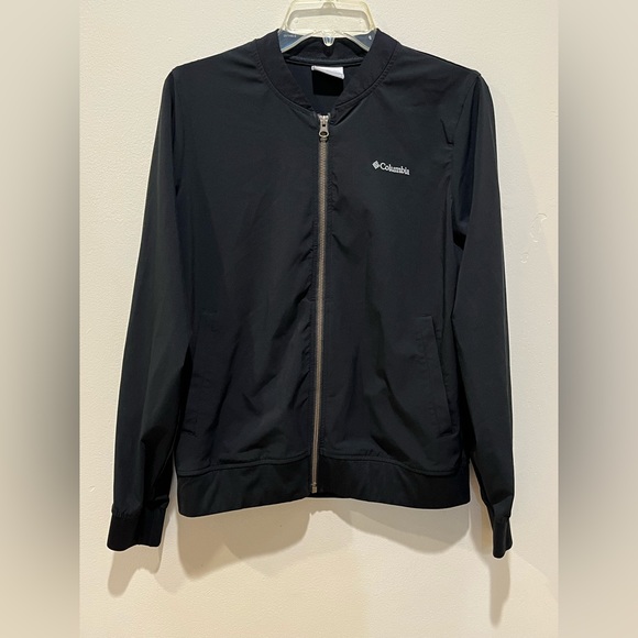 Columbia Jackets & Blazers - Columbia Sportswear Black Bomber Jacket - lightweight - women’s medium